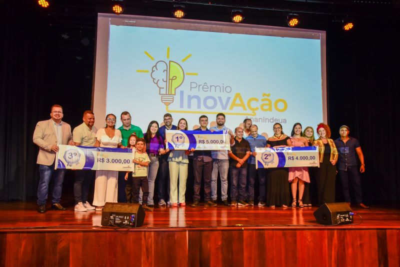 Entrega do Segundo Prêmio Inovação para Servidores Destaque local Teatro Municipal de Ananindeua