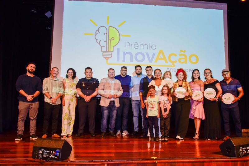 Entrega do Segundo Prêmio Inovação para Servidores Destaque local Teatro Municipal de Ananindeua