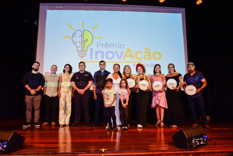 Entrega do Segundo Prêmio Inovação para Servidores Destaque local Teatro Municipal de Ananindeua