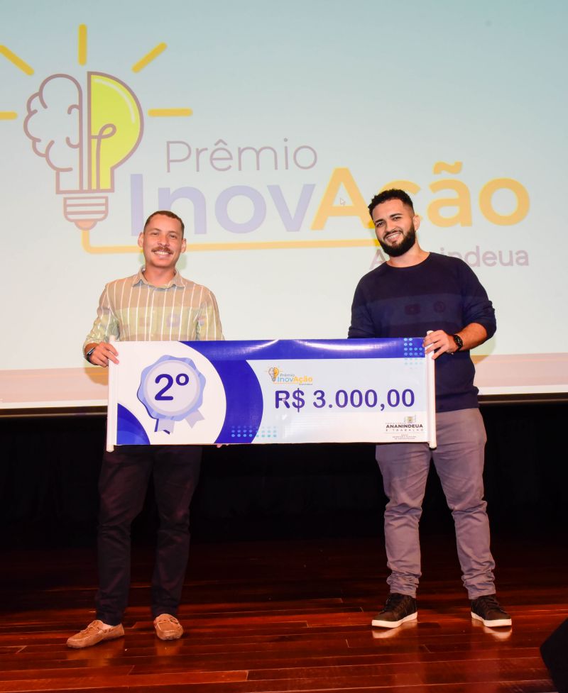 Entrega do Segundo Prêmio Inovação para Servidores Destaque local Teatro Municipal de Ananindeua