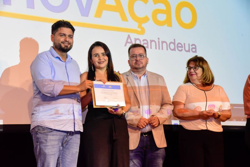 Entrega do Segundo Prêmio Inovação para Servidores Destaque local Teatro Municipal de Ananindeua