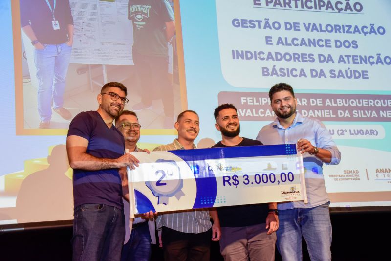 Entrega do Segundo Prêmio Inovação para Servidores Destaque local Teatro Municipal de Ananindeua