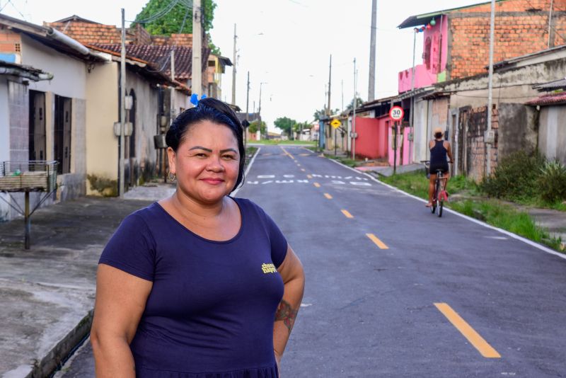 Inauguração das ruas da Comunidade Elo Il no bairro Centro