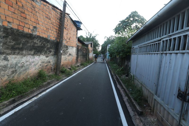 Inauguração asfáltica da rua Nova Esperança no bairro do Coqueiro