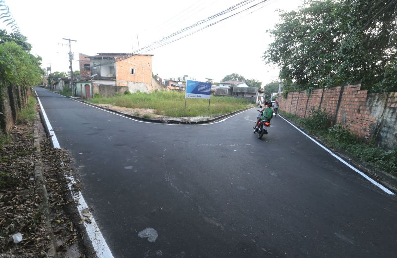 Inauguração asfáltica da rua Nova Esperança no bairro do Coqueiro