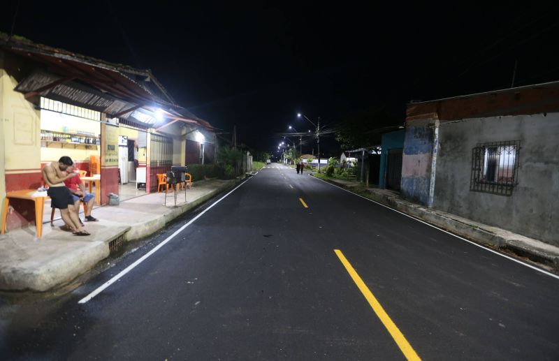 Inauguração asfáltica da rua Coimbra no bairro de Águas Brancas