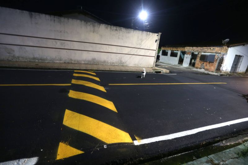 Inauguração asfáltica da rua Coimbra no bairro de Águas Brancas