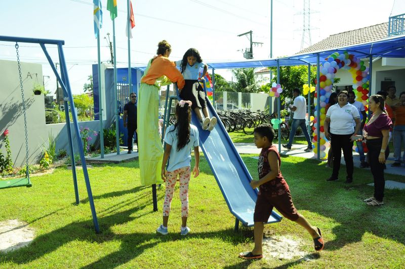 Inauguração da EMEF Jardim Amazônia no bairro Águas Brancas