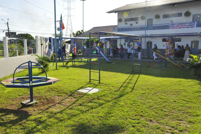 Inauguração da EMEF Jardim Amazônia no bairro Águas Brancas