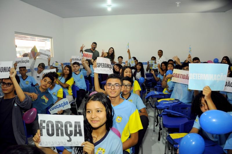 Inauguração da EMEF Senador Álvaro Adolfo no bairro Guanabara