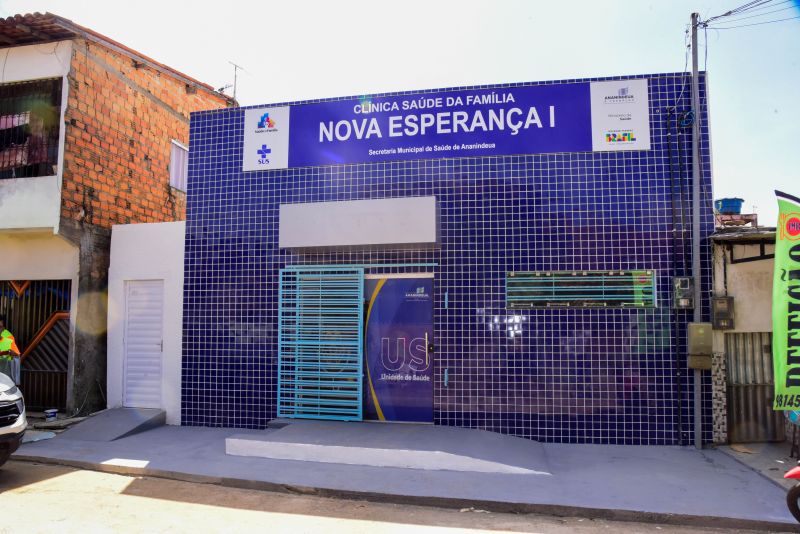 Inauguração da Unidade de Saúde da Família Nova Esperança no Bairro 40 Horas