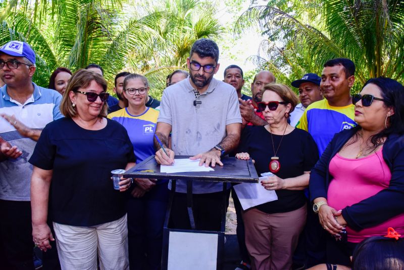 Assinatura de Ordem de Serviço para Construção das Unidades de Educação Tipo 1 e Tipo 2 - Ao lado do Portal do Aurá.