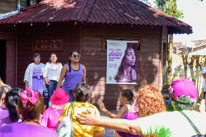 Programação Agosto Lilás no parque Seringal