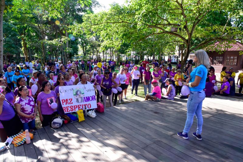 Programação Agosto Lilás no parque Seringal