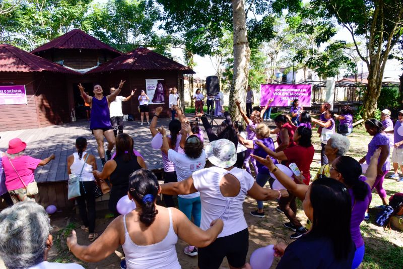 Programação Agosto Lilás no parque Seringal