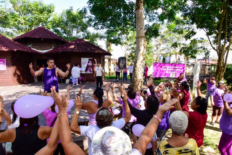 Programação Agosto Lilás no parque Seringal