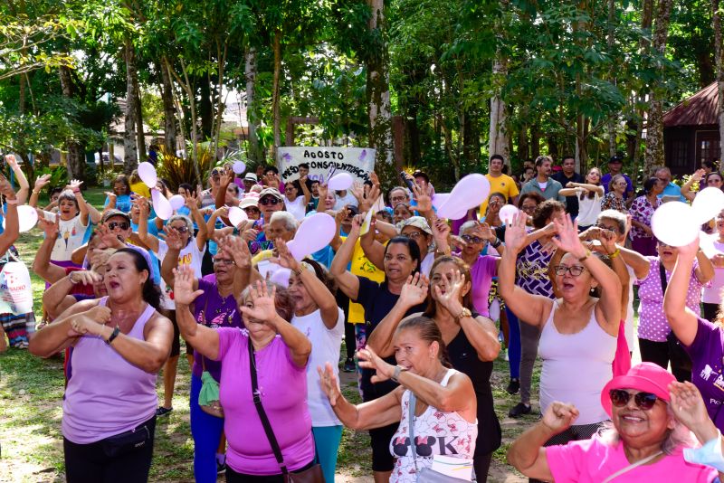 Programação Agosto Lilás no parque Seringal