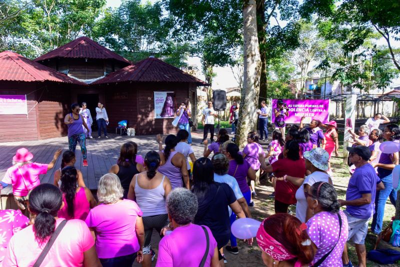 Programação Agosto Lilás no parque Seringal