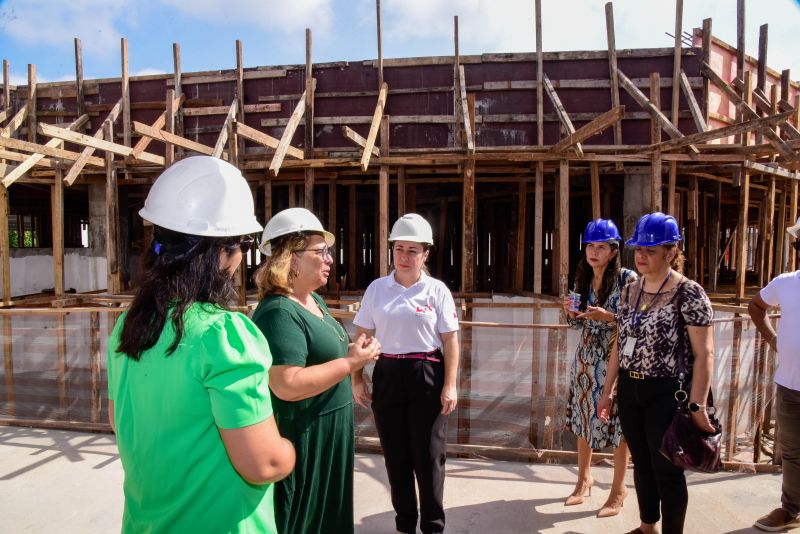 Visita técnica do MP e Defensoria do Estado na Escola do Futuro no Icuí