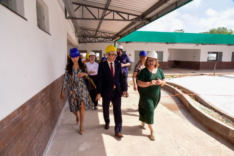 Visita técnica do MP e Defensoria do Estado na Escola do Futuro no Icuí