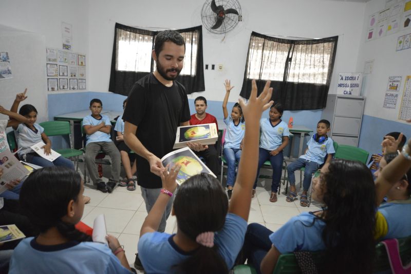 2º Giro de Tertúlia na Escola Manoel Lobato Maués no bairro Levilândia