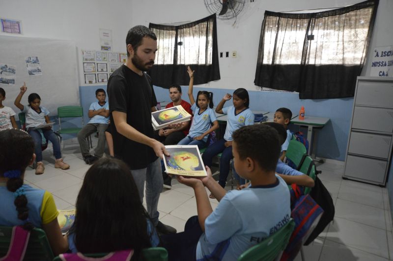 2º Giro de Tertúlia na Escola Manoel Lobato Maués no bairro Levilândia