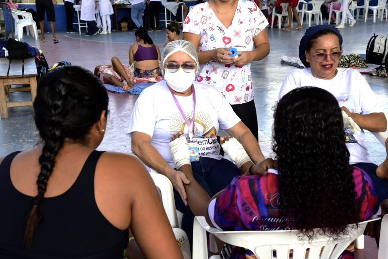 Acolhidas dos romeiros do Círio de Nazaré no Colégio Salesiano Nossa Senhora do Carmo na Br