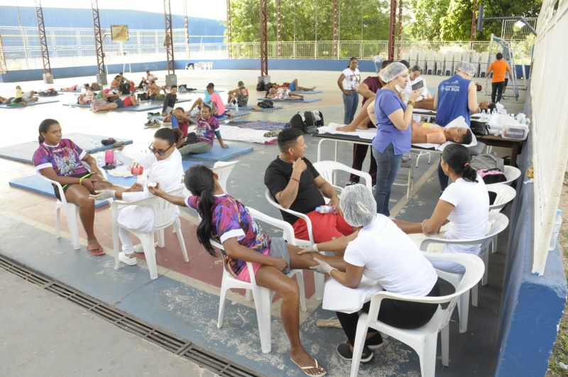 Acolhidas dos romeiros do Círio de Nazaré no Colégio Salesiano Nossa Senhora do Carmo na Br