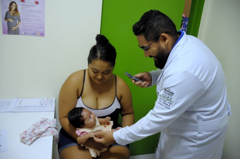 Teste do olhinho e vacinação de Ananindeua no shopping Metrópole (Sala de vacinação)