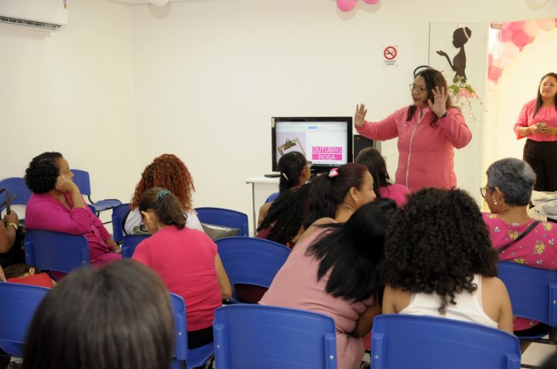 Outubro Rosa com manhã especial dedicada ao autocuidado, prevenção e saúde da mulher na Casa da Mulher Brasileira