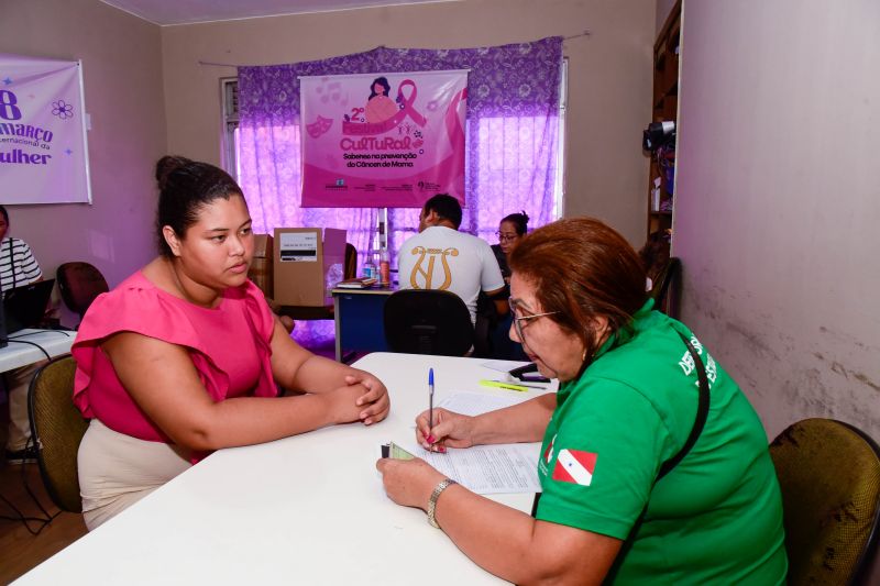 Ação Mulher no mês de Outubro Rosa