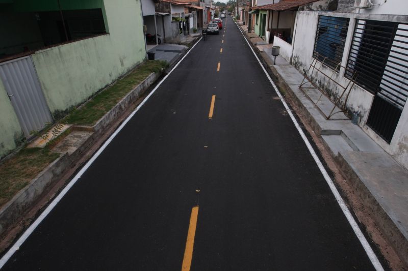 Inauguração de ruas pavimentadas no conjunto Jardim Amazônia II