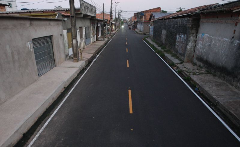 Inauguração de ruas pavimentadas no conjunto Paar, rua Xingu e tv Salinópolis