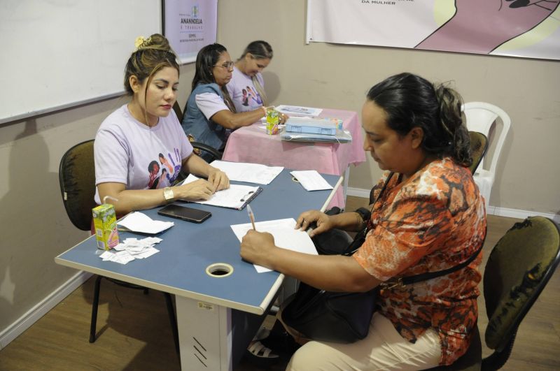 Ação Mulher na Secretaria da Mulher