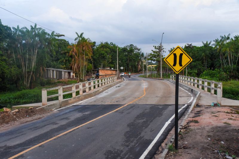 Imagens da nova estrada do Ariri no bairro do 40 horas