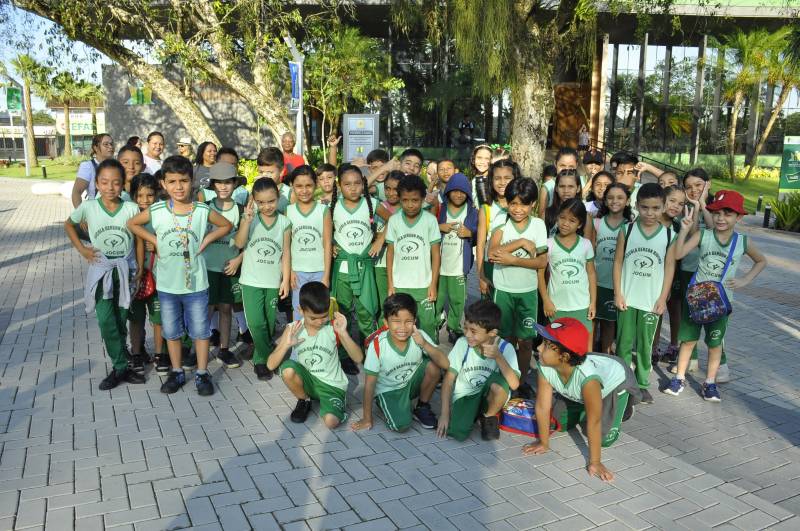 Alunos da escola Gerson Ribeiro.