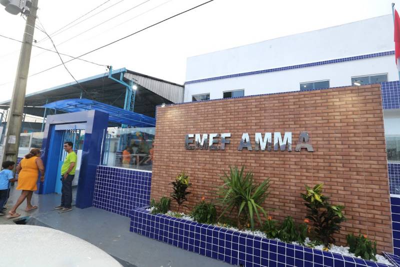 notícia: Estudantes da Rede Municipal de Ensino de Ananindeua vivem um novo momento com a entrega da EMEF AMMA