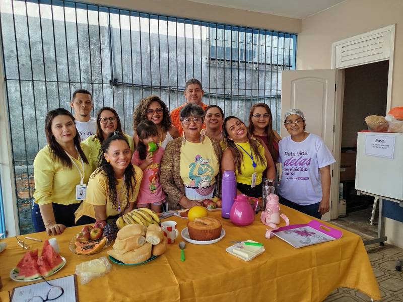 Café da manhã dos servidores da SEMMU.