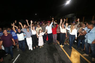 galeria: Inauguração do recapeamento asfáltica da Av. Santa Fé bairro do Icuí Guajará