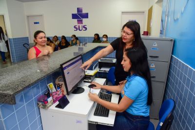 galeria: Implementação do sistema de Prontuário Eletrônico, Programa Ananin SUS Digital Na UBS Bem Viver no bairro do Aurá