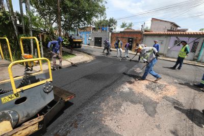 galeria: Pavimentação asfáltica  do conjunto Heliolândia no bairro Distrito Industrial