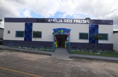 galeria: Inauguração da escola Amélia Reis no bairro Centro