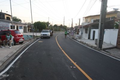 galeria: Inauguração asfáltica da rua do Fio bairro Centro