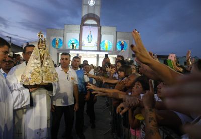 galeria: Imagens do traslado da imagem peregrina de nossa senhora de Nazaré em Ananindeua