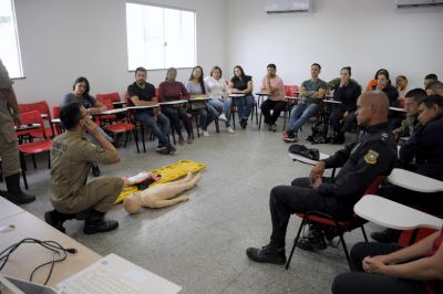 galeria: Acompanhamento do curso de primeiros socorros da equipe da Defesa Civil de Ananindeua