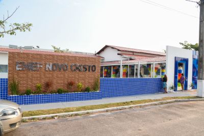 galeria: Ato de inauguração da escola Novo Cristo no bairro Icuí