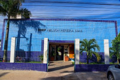 notícia: Escola Nelson Pereira Dias terá sua quadra coberta, com arquibancada e vestiários