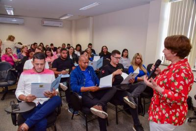 notícia: SEMED Ananindeua participa de formação para os novos conselheiros tutelares da cidade