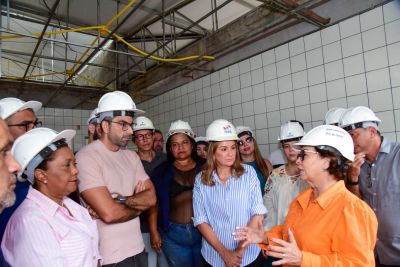 notícia: Visita técnica às obras de construção da nova creche do Curuçambá