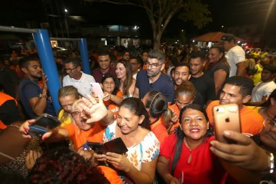 notícia: Moradores do Conjunto Júlia Seffer se reúnem para comemorar as melhorias nas ruas de Águas Lindas